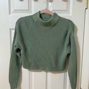 Hollister Olive Green Turtleneck Sweater